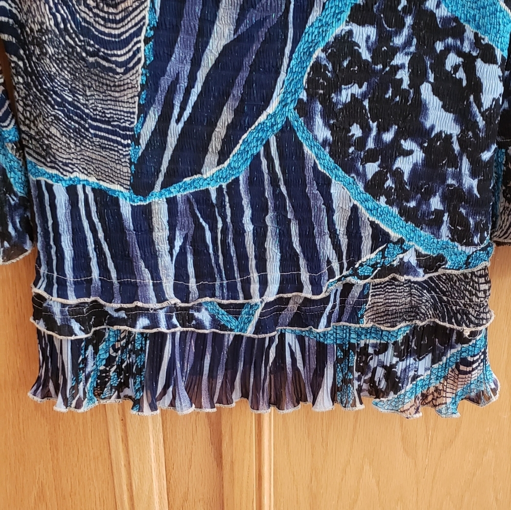 Alberto Makali V neck blouse Large - Picture 5 of 8
